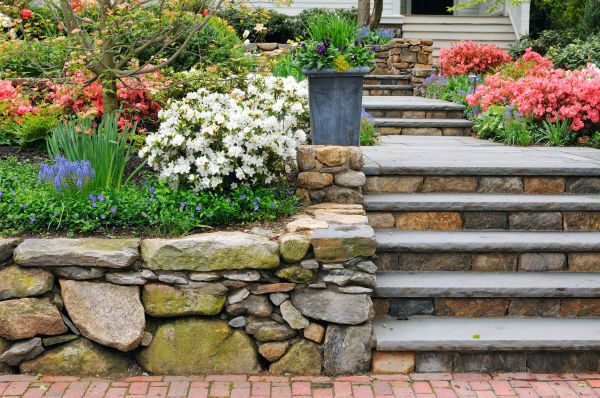 Stone Stairs Repair in South Bend
