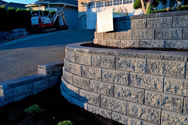 Stone Retaining Wall Repair in South Bend