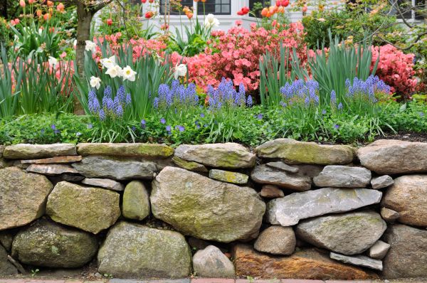 Stone Wall Hardscaping in South Bend