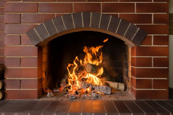 Brick Fireplace Installation in South Bend