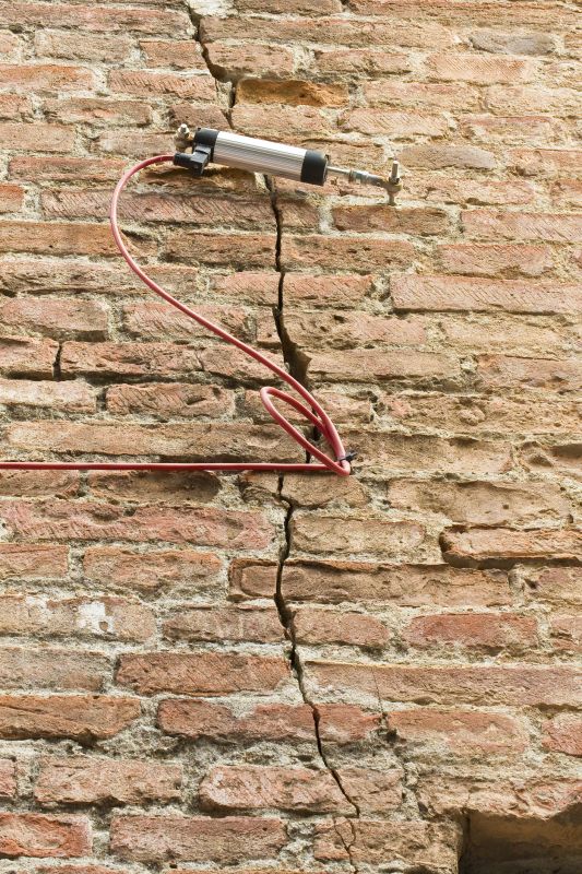 Cracked Brick Wall Repair