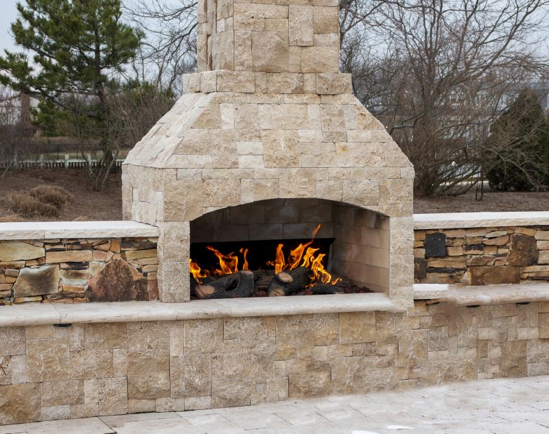 Fireplace masonry